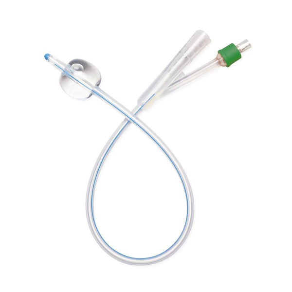 Medline SelectSilicone 2-Way Foley Catheter, 14 Fr, 10 mL Balloon, Latex-Free
