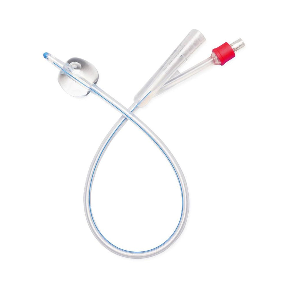 100% Silicone Foley Catheter, Size 18Fr 10Cc