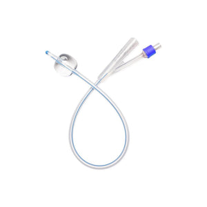 100% Silicone Foley Catheter, Size 24Fr 10Cc