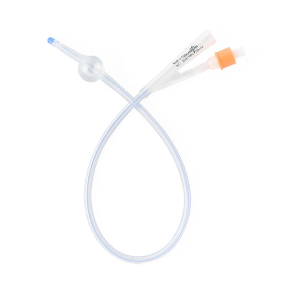 Medline 2-Way Silicone Foley Catheter, 16 Fr, 30 mL Balloon, Latex-Free, Sterile
