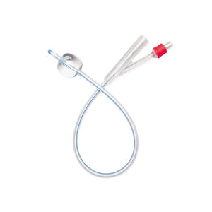100% Silicone Foley Catheter, Size 18Fr 30Cc