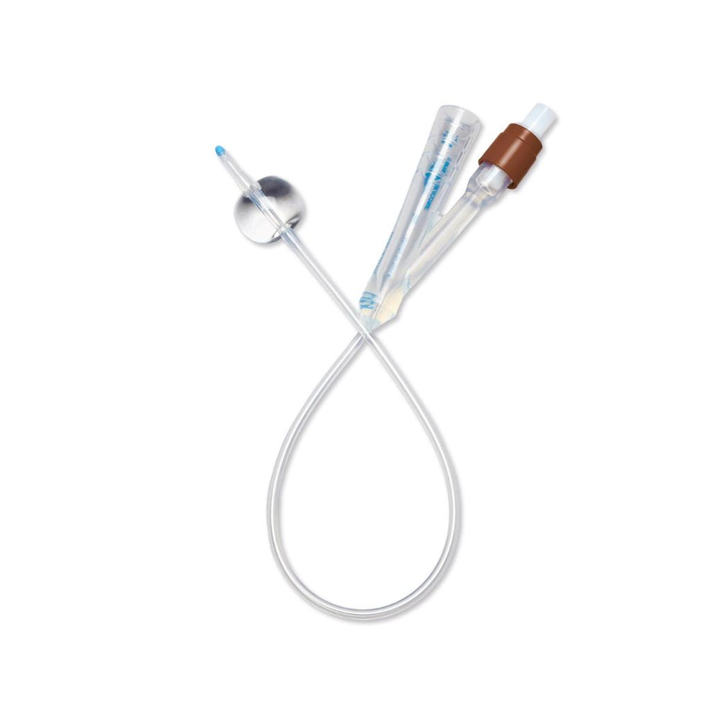Medline Pediatric 2-Way Foley Catheter, 8 Fr, 3 mL Balloon, Silicone