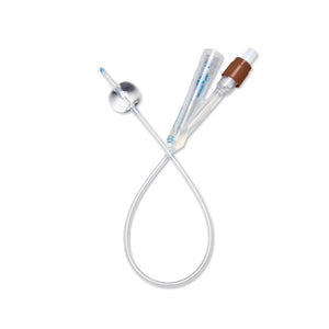 Medline Pediatric 2-Way Foley Catheter, 8 Fr, 3 mL Balloon, Silicone