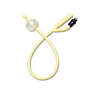 Medline Silicone-Elastomer-Coated Latex 2-Way Foley Catheter, 30 Fr, 30 mL Balloon