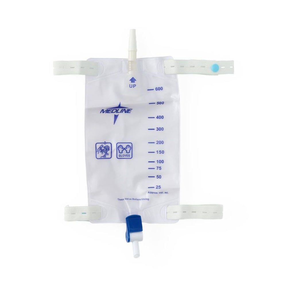 Medline Leg Bag Extension Tubing, 18 in, Latex-Free, Sterile