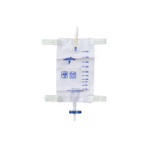 Medline Urinary Leg Bag with Comfort Straps, 19 oz, Sterile