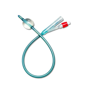Silvertouch 2-Way Silver Hydrophillic Coated 100% Silicone Foley Catheter, 18Fr, 5Cc