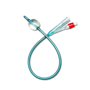 Silvertouch 100% Silicone 2-Way Foley Catheter, 18Fr 30Cc