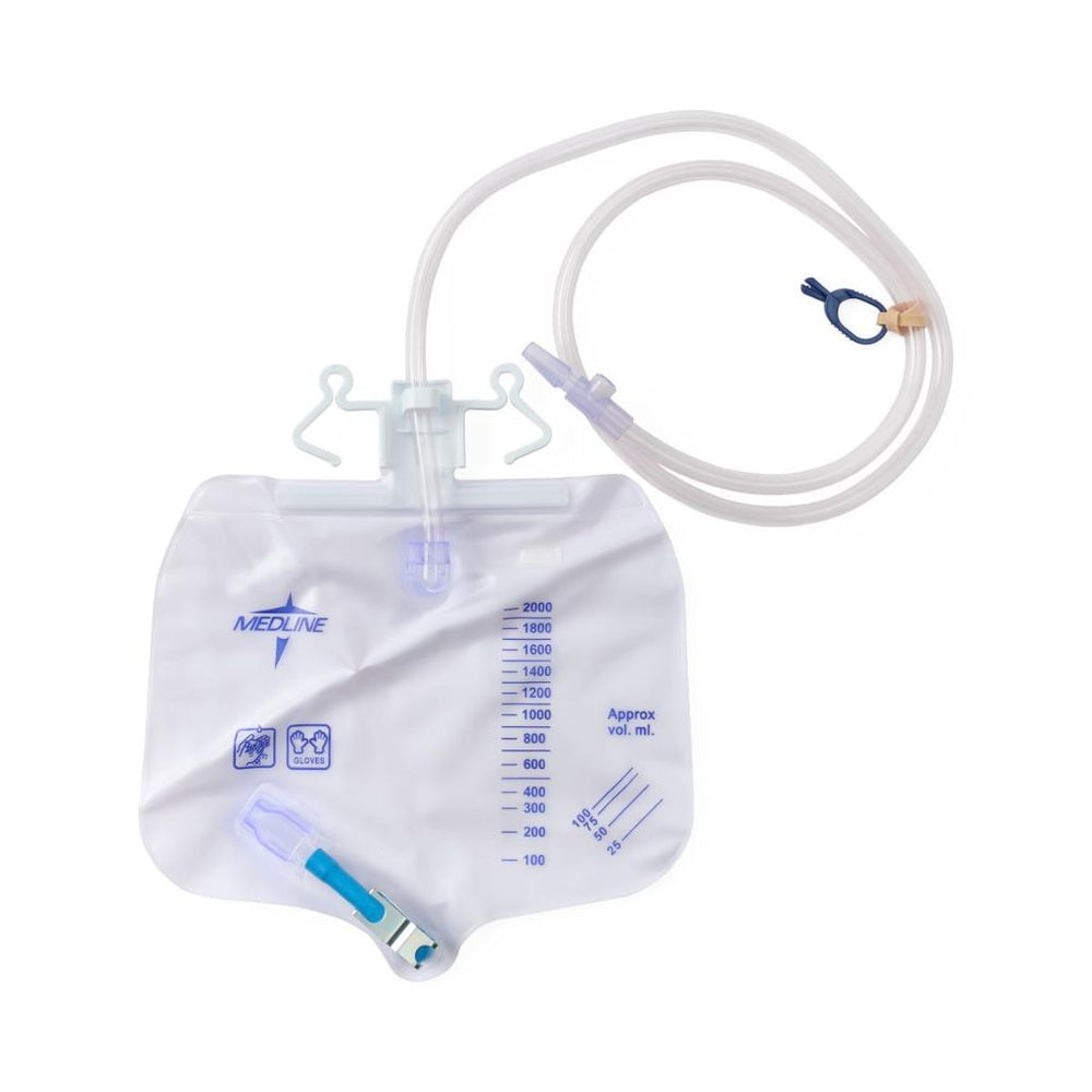 Medline 2000 mL urinary drainage bag with anti-reflux tower (DYND15203)