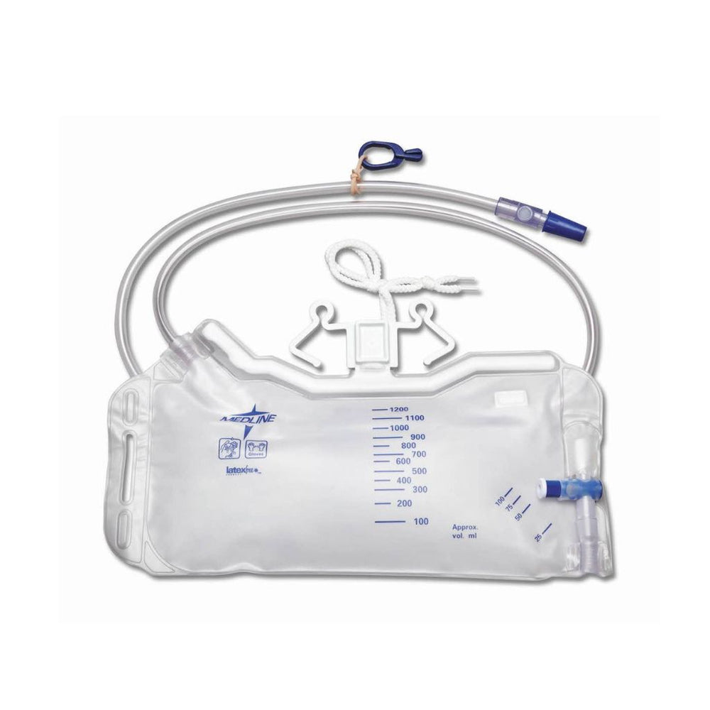 Urinary Drainage Bag, 1200Ml, Latex Free.