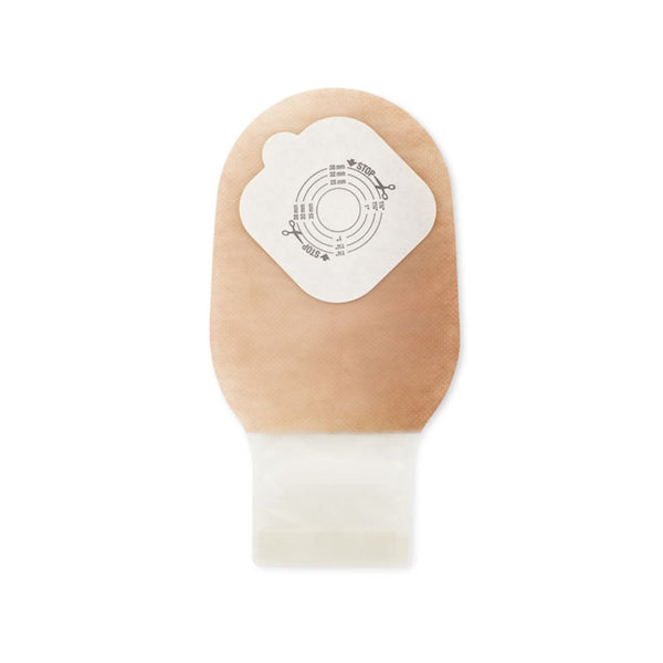 Pouchkins Pediatric One-Piece Softflex Drainable Lock N Roll Closure Cut-To-Fit 1-1/2" X 6-1/2" Tran