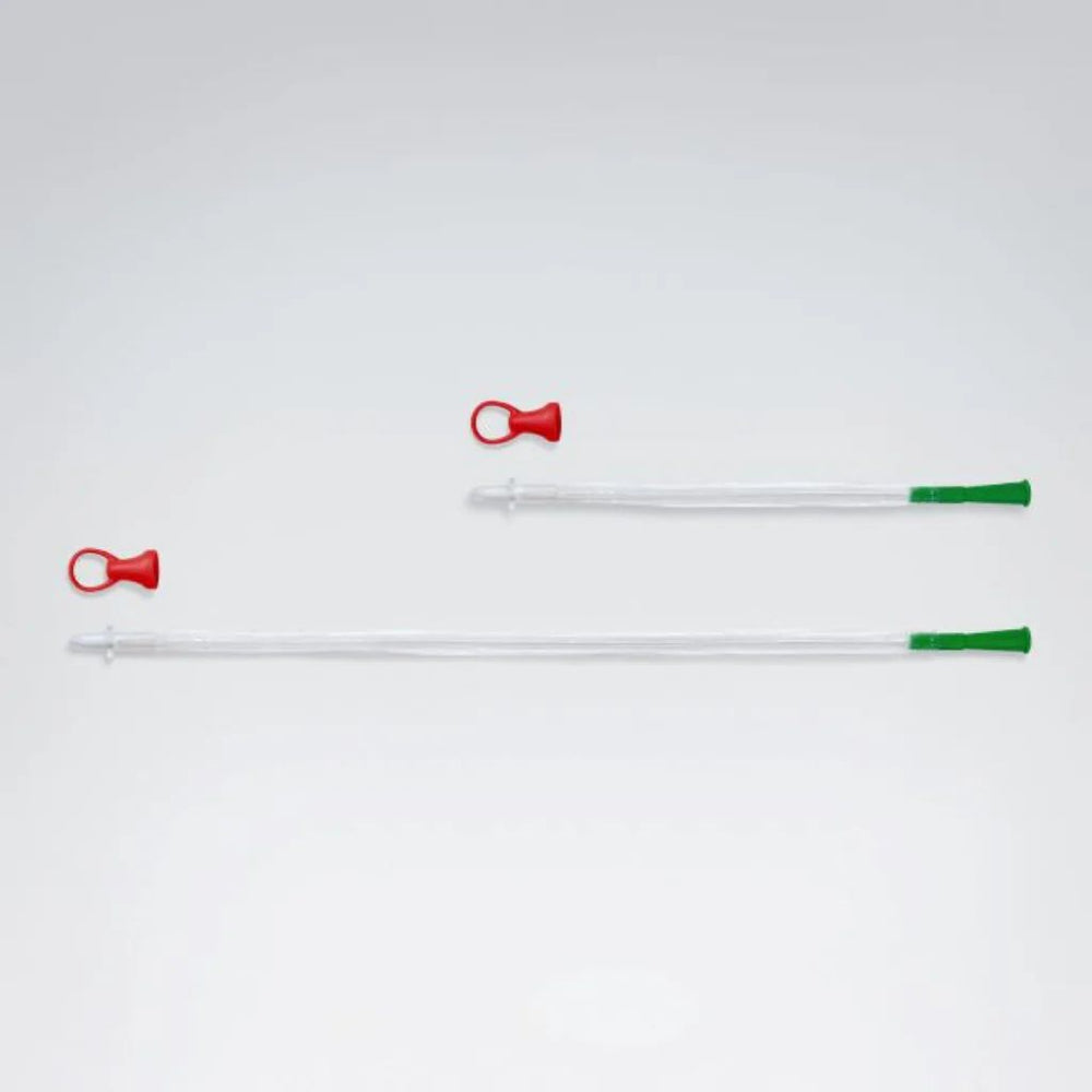 Hollister Vapro Touch-Free Hydrophilic Intermittent Catheter – Straight Tip – 12Fr × 8in – Box of 30
