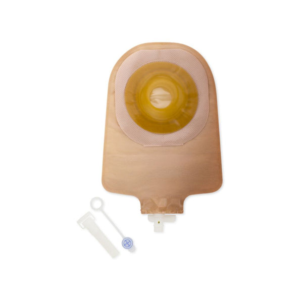 Premier One Piece Urostomy, Flextend 9" Pouch , With Convex, Pre-Cut, 5/8",Beige