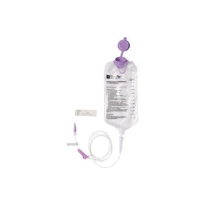 Medline Entraflo Gravity Admin Feeding Set, 1000 mL Bag, ENFit Transitional Connector