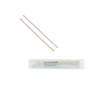 Medline Sterile Cotton-Tip Wood Applicator with Measurement Guide, 6 inch