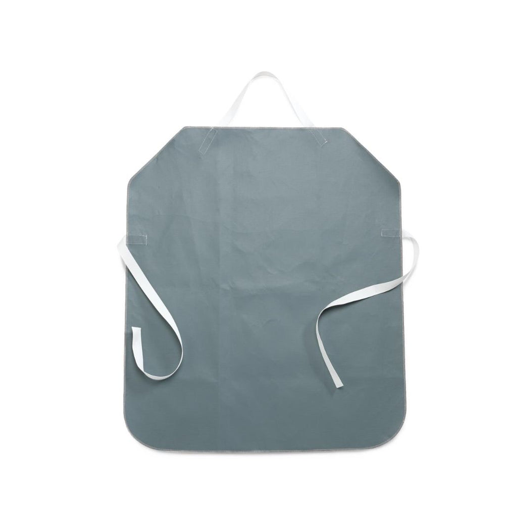 Teflon Coated Smoker'S Apron, Full Chest And Lap, Grey