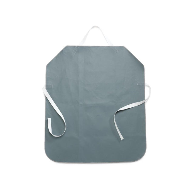 Teflon Coated Smoker'S Apron, Full Chest And Lap, Grey