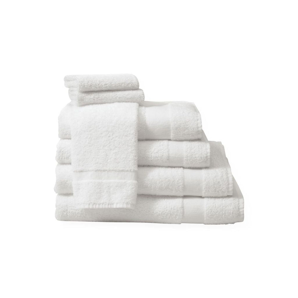 Washcloth 12In X 12In, Ring Spun 100 Percent Cotton Terries, White