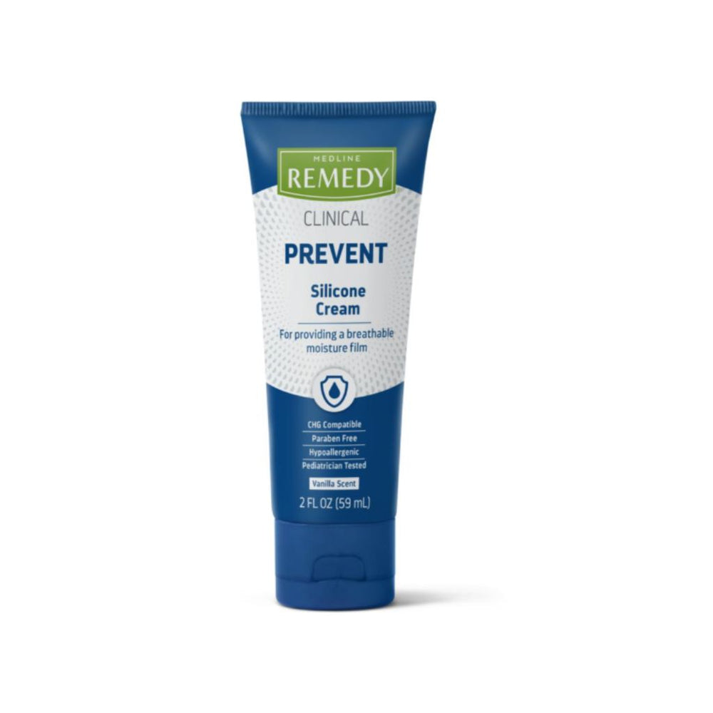Medline Remedy Phytoplex Hydraguard Silicone Cream, 2 oz Tube, Vanilla