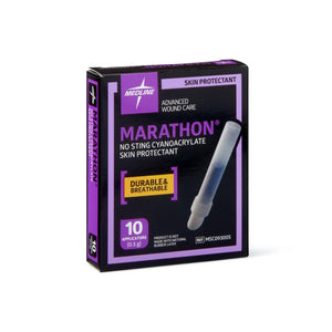 Medline Marathon Liquid Skin Protectant Applicator, 0.5 g, Latex-Free, Box of 10