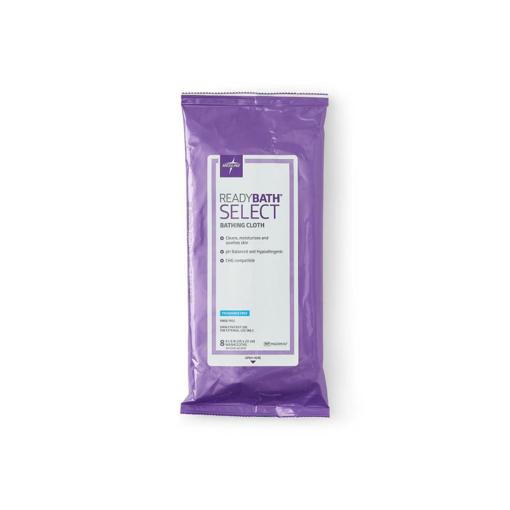 Medline ReadyBath SELECT Washcloths, Fragrance-Free, 240-Count