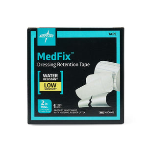 Medline Medfix Soft Cloth Dressing Fixation Tape, 5 cm x 10 m