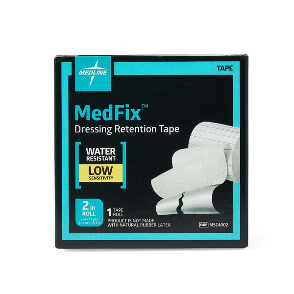 Medline Medfix Soft Cloth Dressing Fixation Tape, 5 cm x 10 m