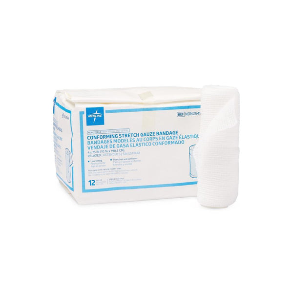 Sof-Form Conforming Stretch Gauze Bandage, 4In X 75In, Nonsterile