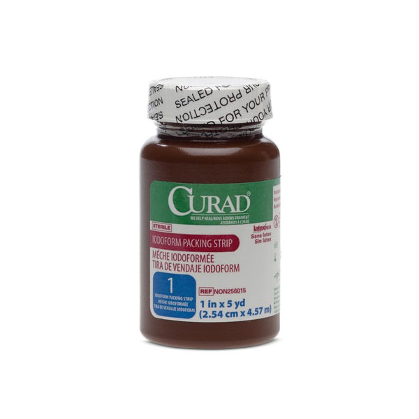 Medline CURAD Iodoform Packing Strip, 1/2 in x 5 yd, Sterile