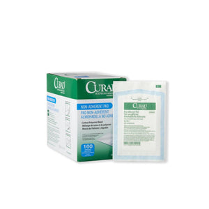 Medline Curad Sterile Non-Adherent Pad, 2 x 3 inch