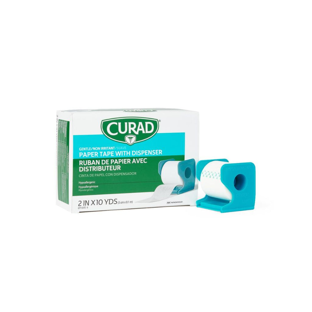 Medline Curad Paper Adhesive Tape, 2 in x 10 yd
