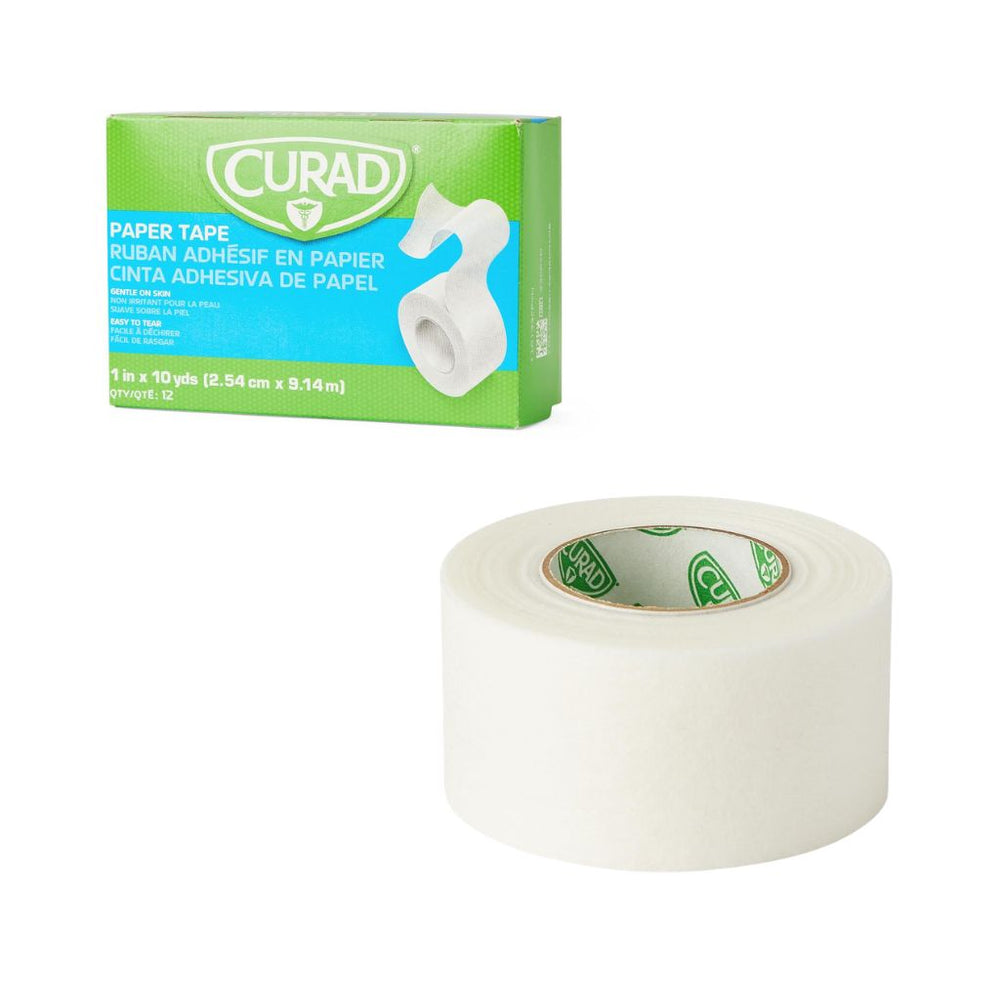 Medline Curad Paper Surgical Tape, 1 inch x 10 yd
