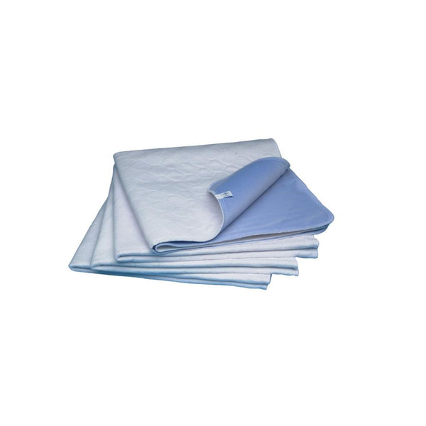 Medline Sahara Extra-Absorbent Reusable Underpad, 24 x 36 in, Blue