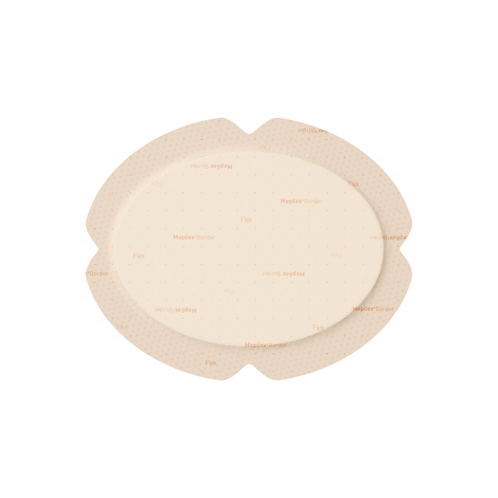 Mepilex Border Flex Oval 15x19cm Foam Dressing