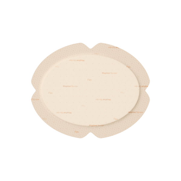 Mepilex Border Flex Oval 15x19cm Foam Dressing