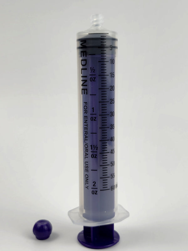 Medline 60mL Sterile ENFit Enteral Syringe (NON66160)