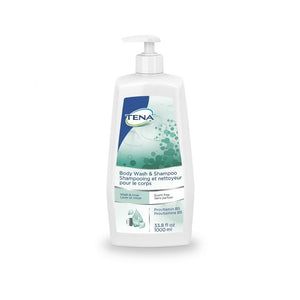 Tena Bodywash And Shampoo, 1000Ml Pump Bottle