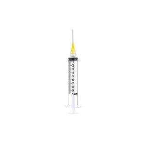 SOL-M 10mL Luer Lock Syringe with Exchangeable Needle 20G x 1 1/2"