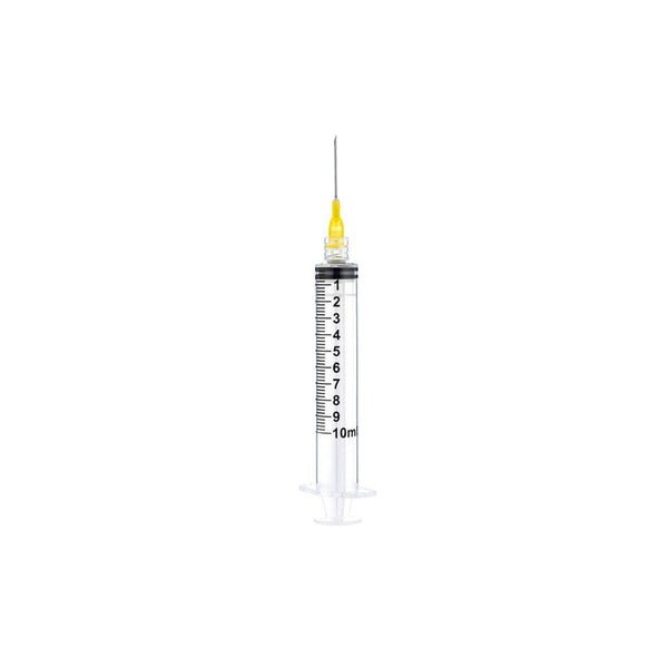 SOL-M 10mL Luer Lock Syringe with Exchangeable Needle 20G x 1 1/2"