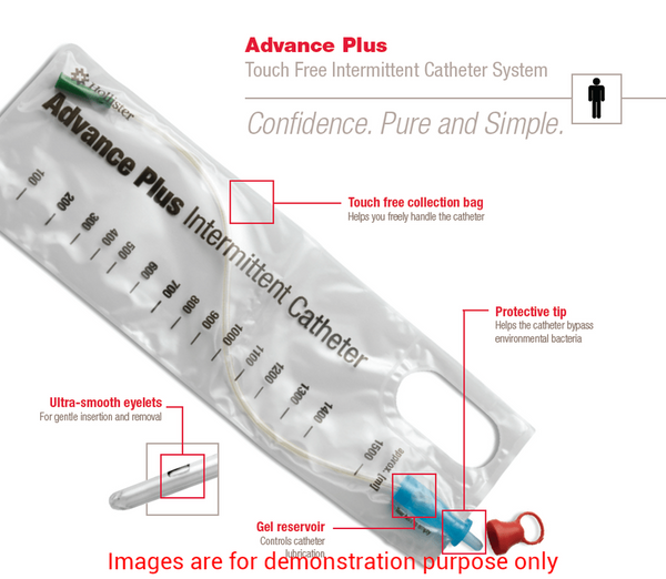 Advance Touch-Free Catheter, 16Fr, 16InHollister