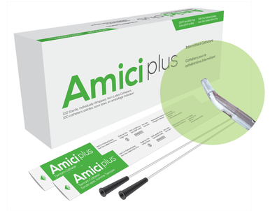 Amici Plus Tiemann Intermittent Catheters, Size 10Fr 16InAMICI Catheters