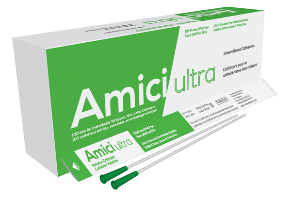 Amici Ultra Male Intermittent Catheters, Size 14Fr 16InAMICI Catheters