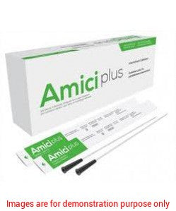 Amici Ultra Male Tiemann Intermittent Catheters, Size 10Fr 16InOntario Ostomy Supply