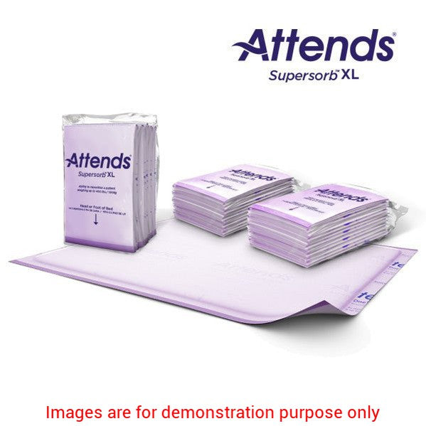 Asbxl-3651 - Attends Supersorb XL - Bariatric Underpad 36"x51"Attends