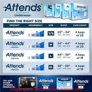 Attends Advanced Underwear, MediumAttends