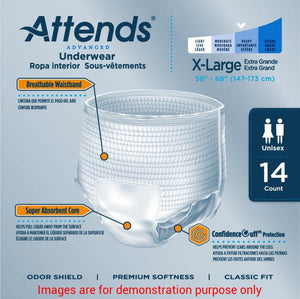 Attends Advanced Underwear, X-LargeAttends