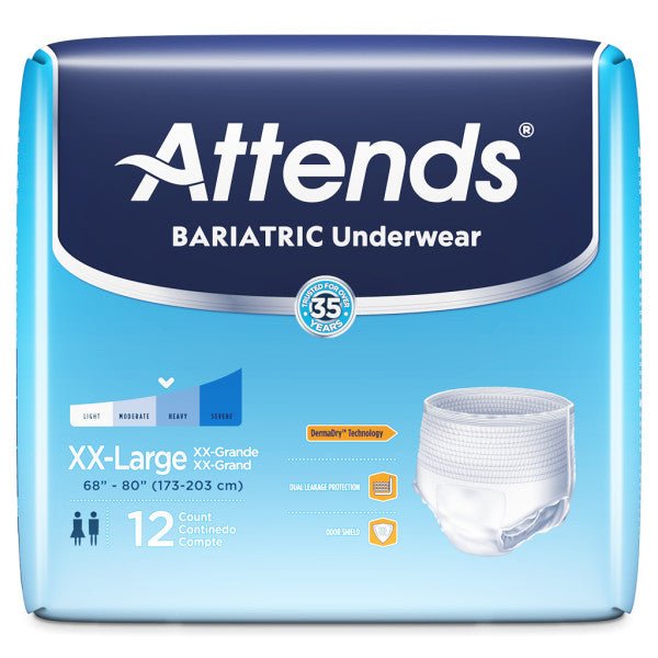 Attends Bariatric Underwear, Xx-LargeAttends