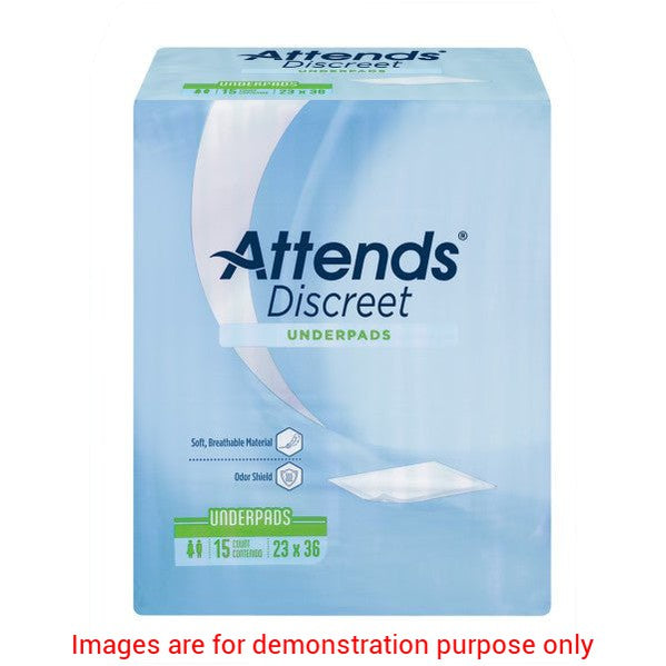 Attends Discreet Underpads, 23"X36"Attends
