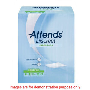 Attends Discreet Underpads, 23"X36"Attends