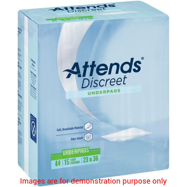 Attends Discreet Underpads, 23"X36"Attends